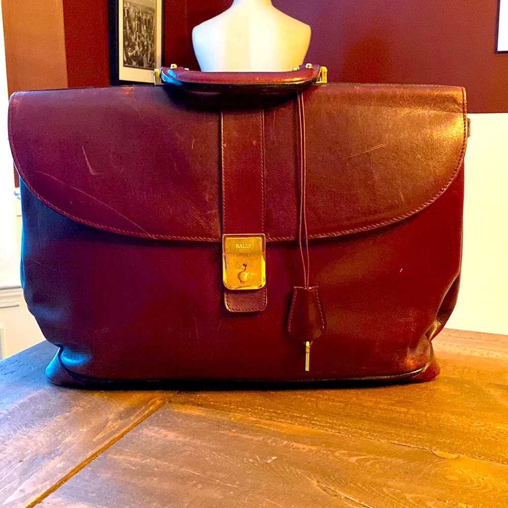 Authentic vintage Bally women’s briefcase